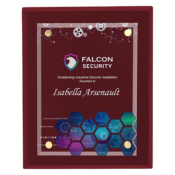 Custom Celebration Wood Plaque - 10 inches