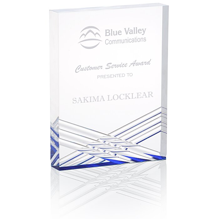 Custom Chestham Acrylic Award - 9 inches