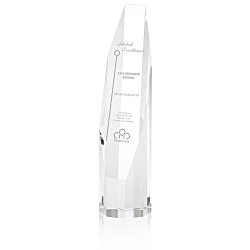 Custom Barrhaven Crystal Award - 10 inches