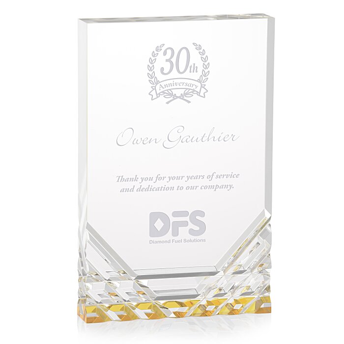 Custom Splendor Acrylic Award - 7 inches