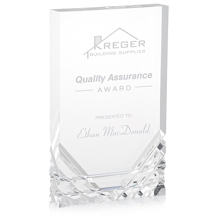 Custom Splendor Acrylic Award - 8 inches