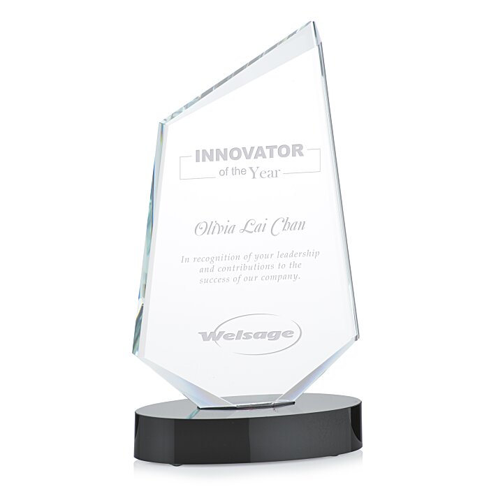 Custom Transcendence Starfire Award - 7 inches