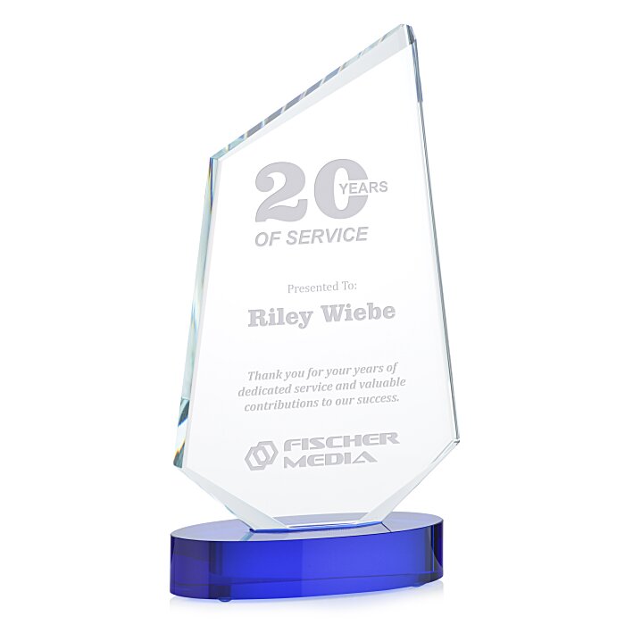 Custom Transcendence Starfire Award - 8 inches