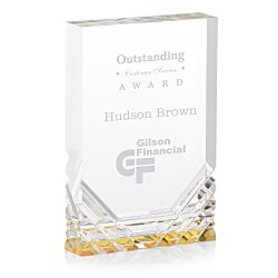 Custom Splendor Acrylic Award - 6 inches
