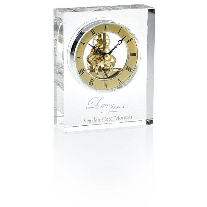 Custom Grandeur Clock Award