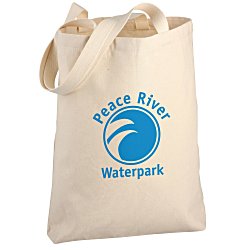 Custom Cotton Promotional Tote - Natural