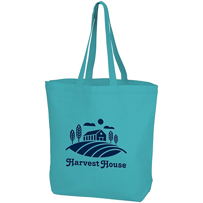 Custom Cotton Promotional Tote - Colours
