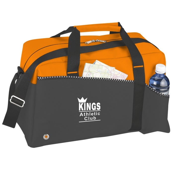 Custom Two-Tone Duffel Bag