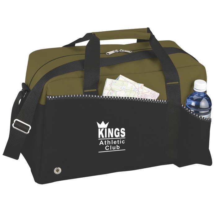 Custom Two-Tone Duffel Bag