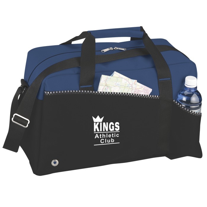 Custom Two-Tone Duffel Bag