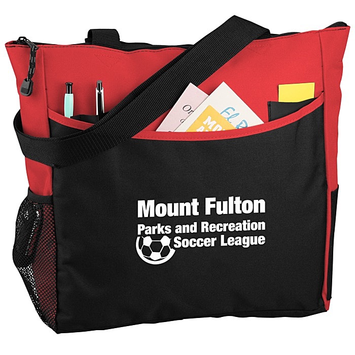 Custom Two-Tone Tote Bag