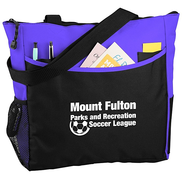 Custom Two-Tone Tote Bag