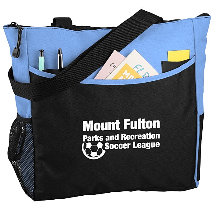 Custom Two-Tone Tote Bag