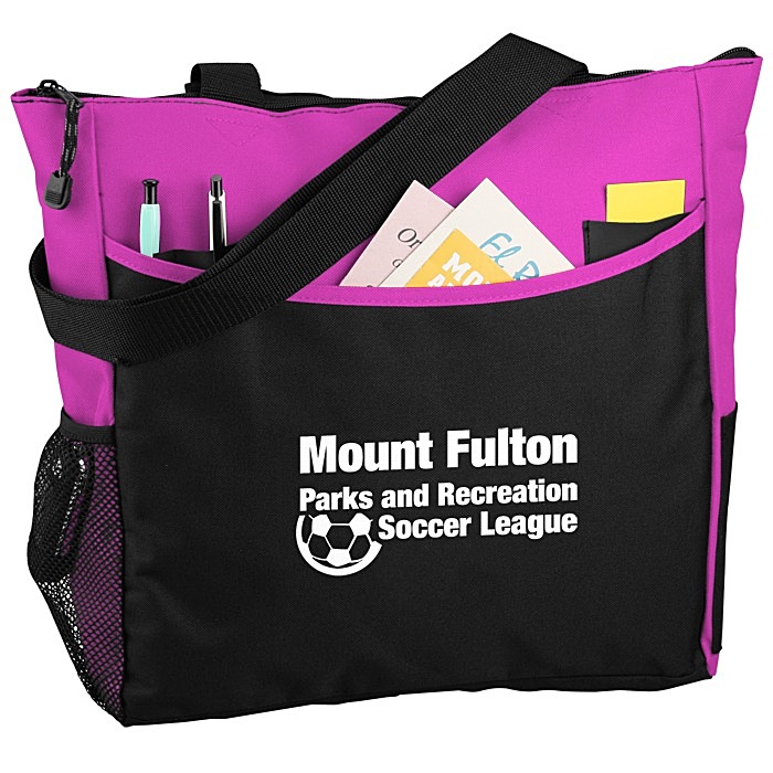 Custom Two-Tone Tote Bag