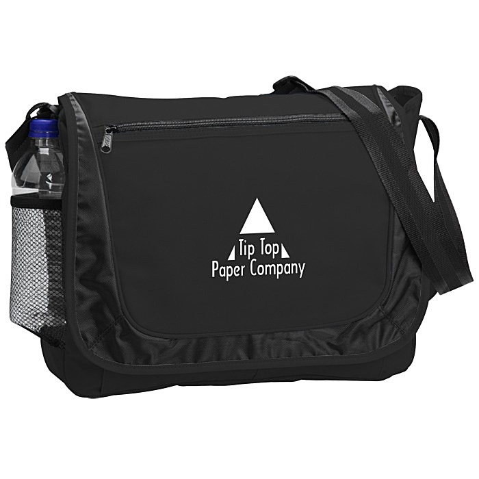 Custom Contrast Messenger Bag