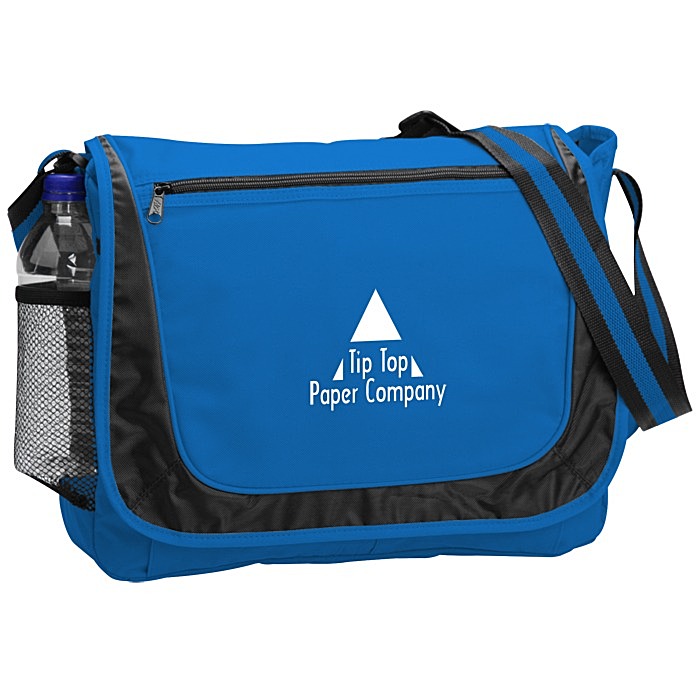 Custom Contrast Messenger Bag
