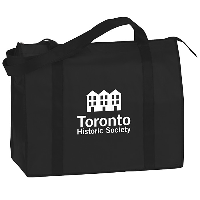 Custom Non-Woven Zippered Convention Tote