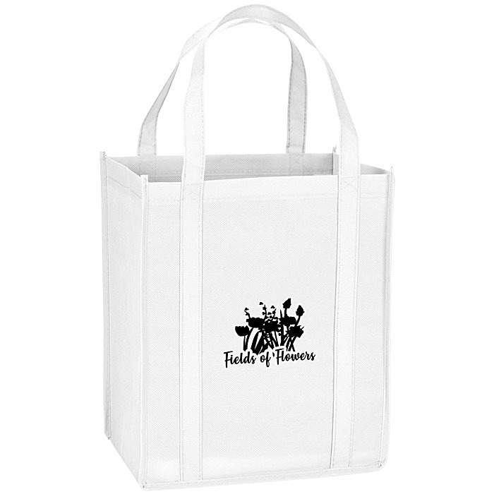 Custom Reusable Grocery Bag - 13 inches x 12 inches