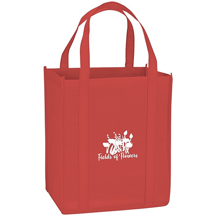 Custom Reusable Grocery Bag - 13 inches x 12 inches