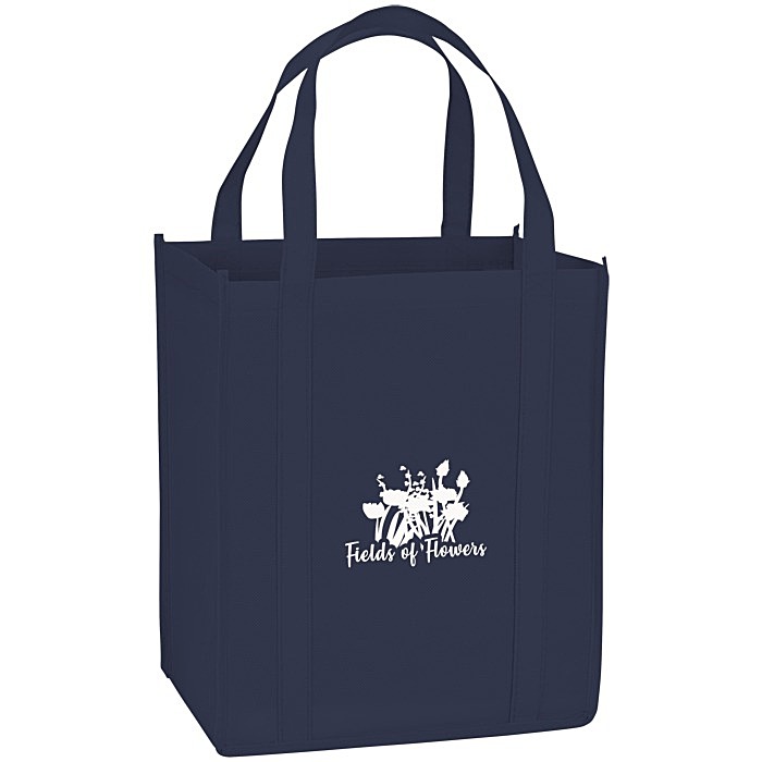 Custom Reusable Grocery Bag - 13 inches x 12 inches