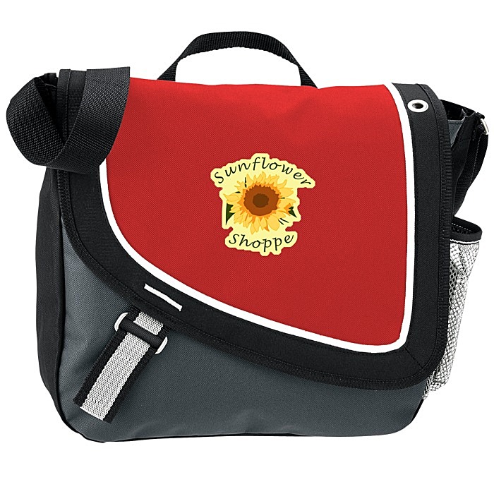 Custom A Step Ahead Messenger Bag - Full Colour