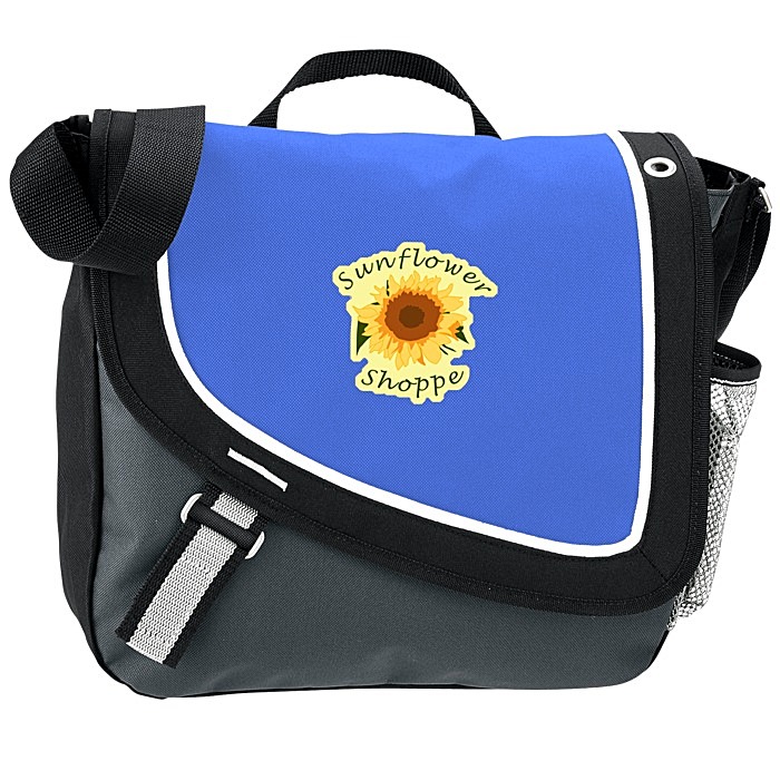 Custom A Step Ahead Messenger Bag - Full Colour