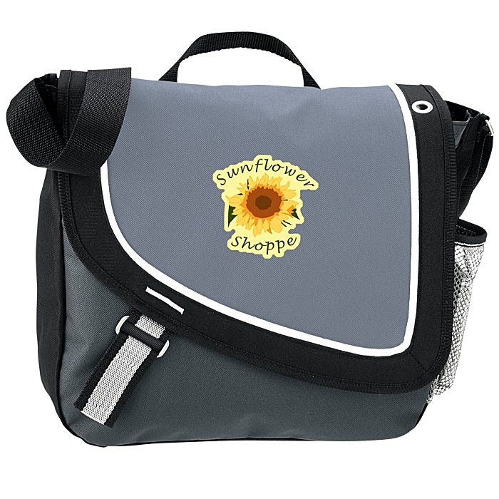 Custom A Step Ahead Messenger Bag - Full Colour