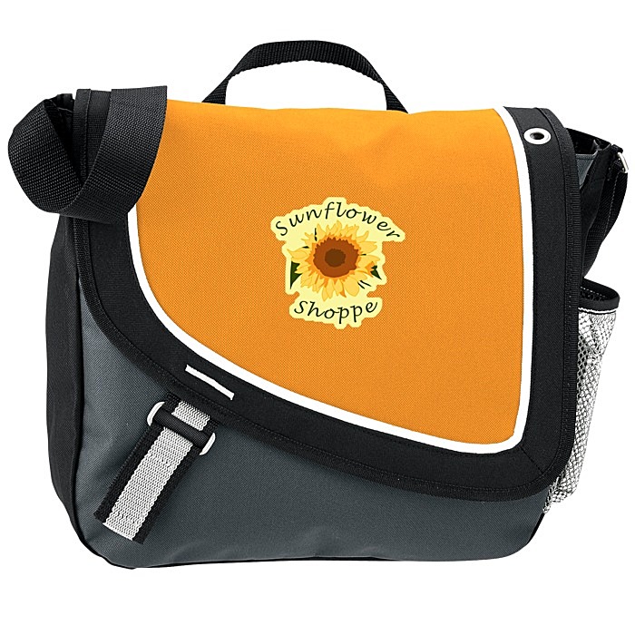 Custom A Step Ahead Messenger Bag - Full Colour