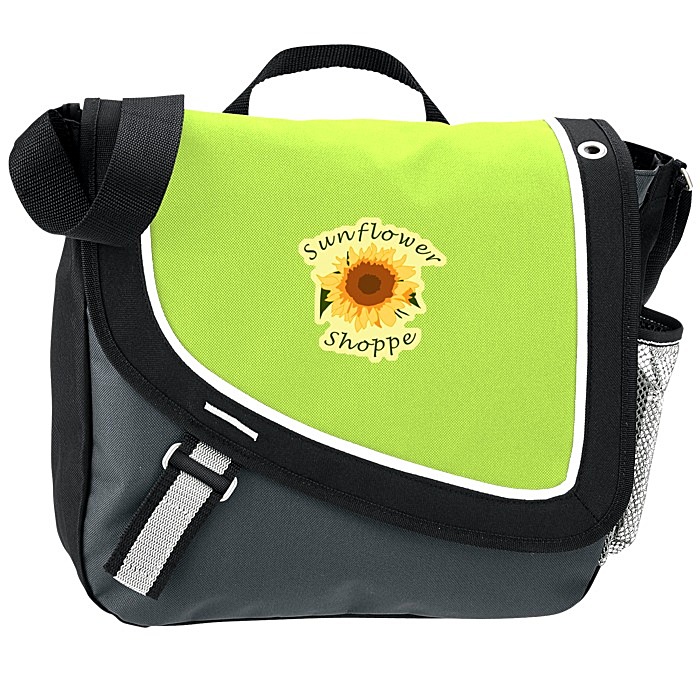 Custom A Step Ahead Messenger Bag - Full Colour