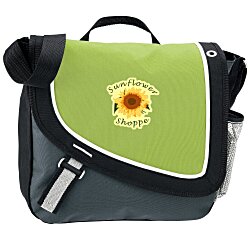 Custom A Step Ahead Messenger Bag - Full Colour