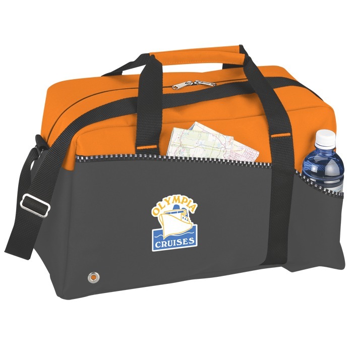 Custom Two-Tone Duffel Bag - Full Colour
