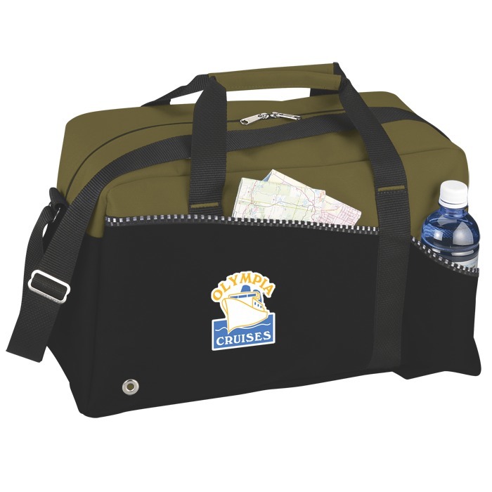 Custom Two-Tone Duffel Bag - Full Colour