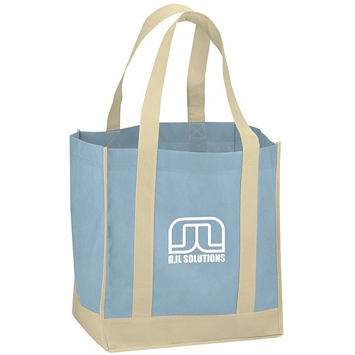 Custom Two Tone Shopper Tote