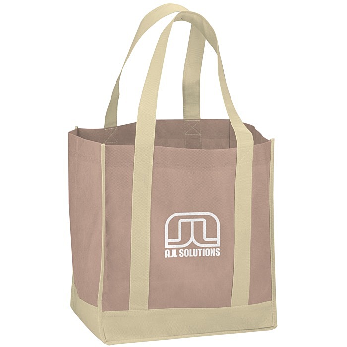 Custom Two Tone Shopper Tote