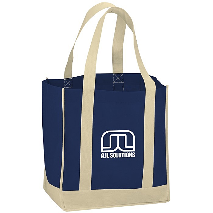 Custom Two Tone Shopper Tote