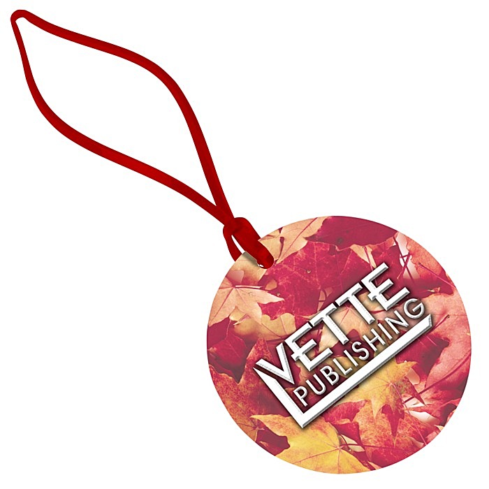 Custom Round POLYspectrum Bag Tag - Opaque