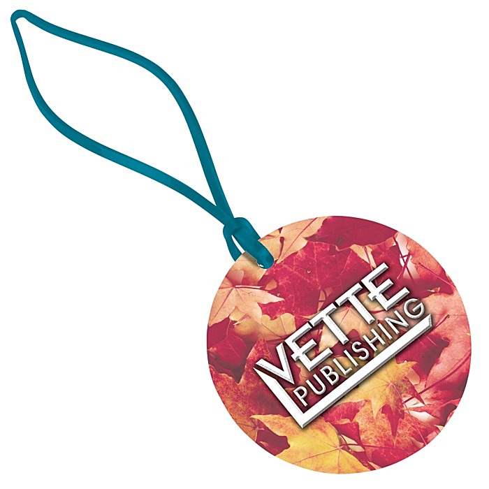 Custom Round POLYspectrum Bag Tag - Opaque