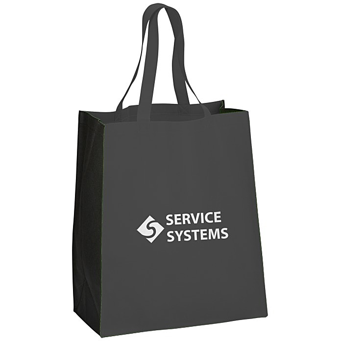 Custom Non-Woven Jumbo Grocery Tote - 24 hr