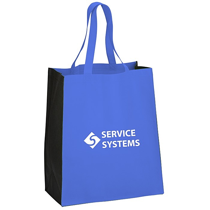 Custom Non-Woven Jumbo Grocery Tote - 24 hr