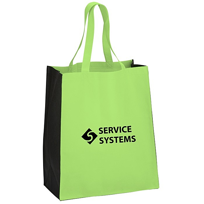 Custom Non-Woven Jumbo Grocery Tote - 24 hr