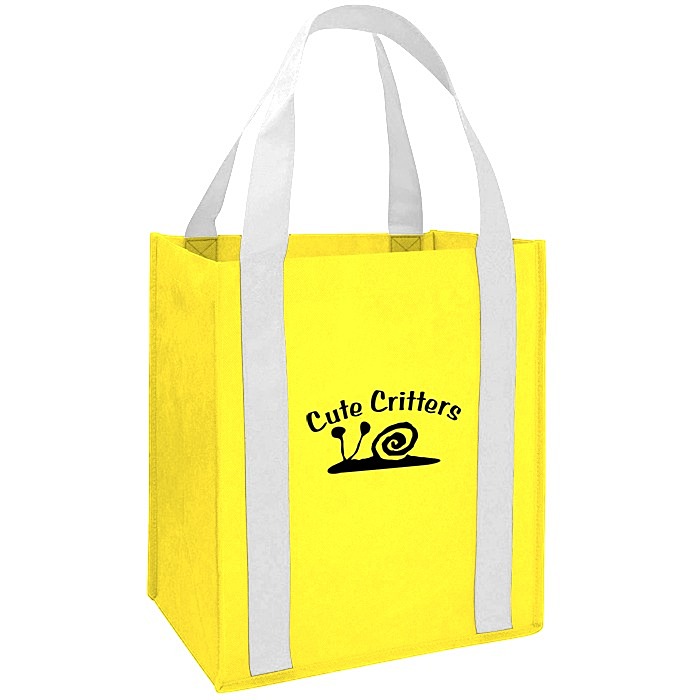 Custom Grande Printed Shopping Tote - 14 inches x 12 1/2 inches