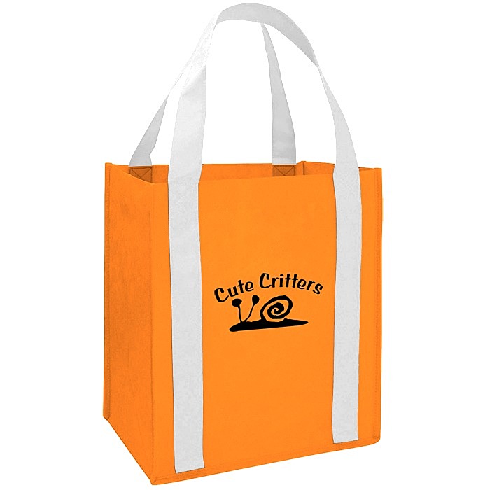 Custom Grande Printed Shopping Tote - 14 inches x 12 1/2 inches