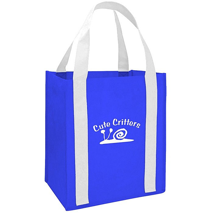 Custom Grande Printed Shopping Tote - 14 inches x 12 1/2 inches