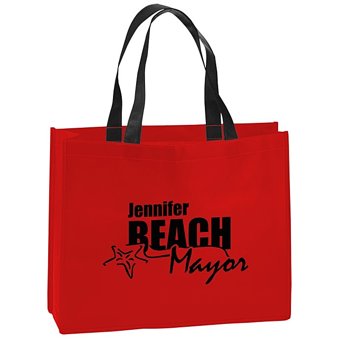 Custom Raindance Laminated Tote Bag - 12 3/4 inches x 16 1/8 inches