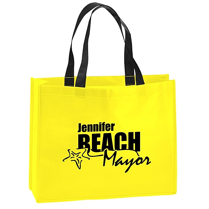 Custom Raindance Laminated Tote Bag - 12 3/4 inches x 16 1/8 inches