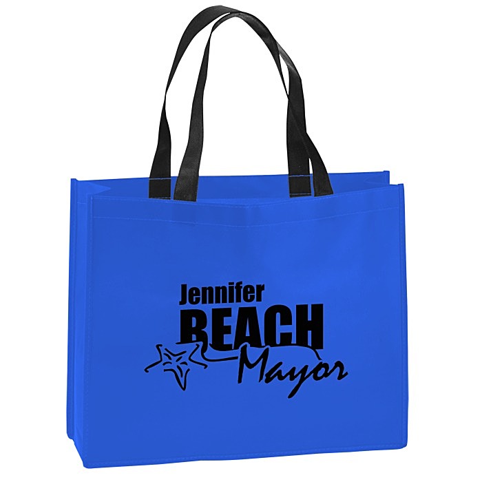Custom Raindance Laminated Tote Bag - 12 3/4 inches x 16 1/8 inches