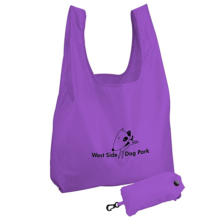 Custom Folding Tote in a Pouch - 24 hr