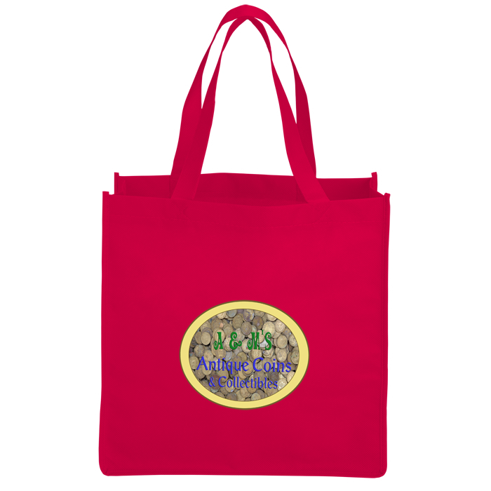 Custom Promotional Tote - 13 inches x 13 inches - Full Colour