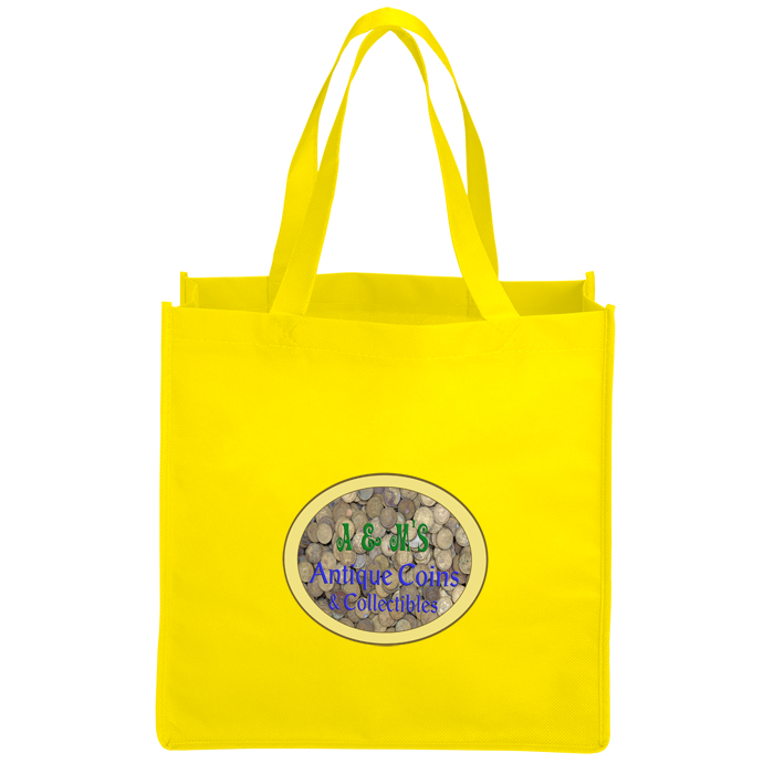 Custom Promotional Tote - 13 inches x 13 inches - Full Colour