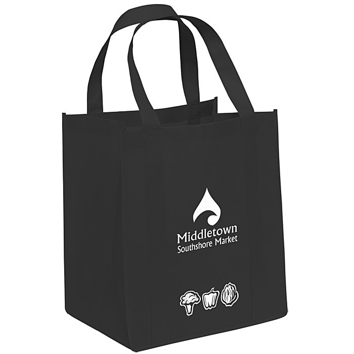 Custom Veggie Print Big Thunder Tote - 15 inches x 13 inches